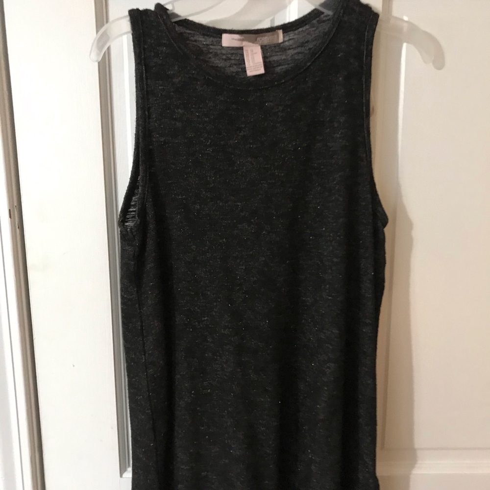 Glittery Black Top